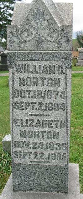Elizabeth Morton tombstone